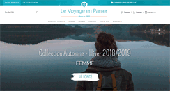 Desktop Screenshot of levoyageenpanier.fr